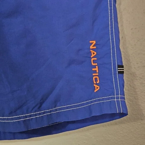 Nautica Men's Blue Beach Ready Swim Trunks Size  G/L - Picture 4 of 5